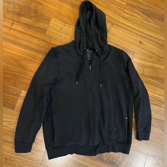 Mack Weldon Black mens zipper hoodie size XXL - Picture 2 of 9